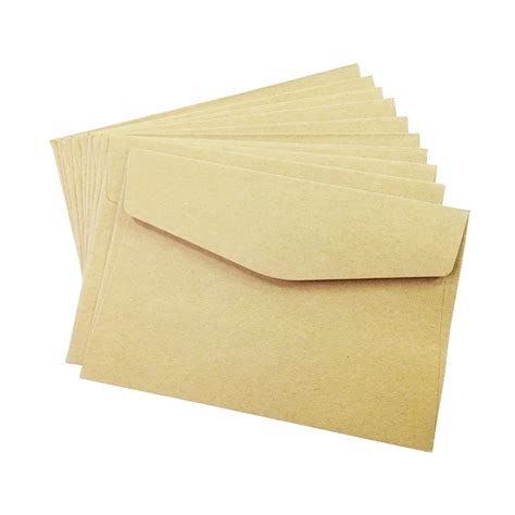 100PCS/lot simple Kraft paper envelope 160*110mm gift wedding envelopes ...