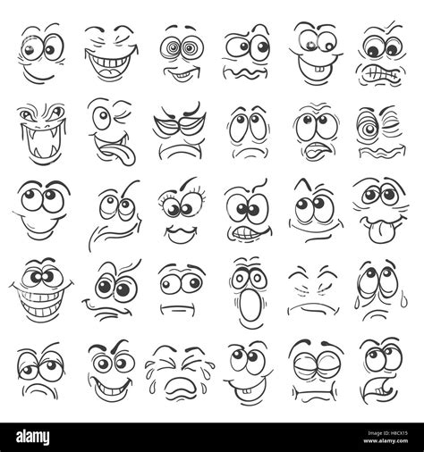 How To Draw Cartoon Facial Expressions - Gameclass18