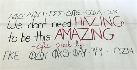 Campus Greeks Spread Message on Dangers of Hazing – Troubadour