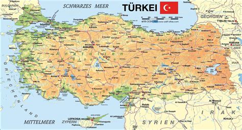 Map of Turkey - MapSof.net