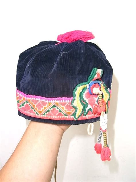 Collectors Childrens Hat Hmong Beautiful Vintage by ThaiHandbags