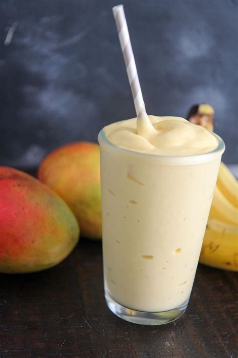 Mango Banana Smoothie Recipe - Cooked by Julie