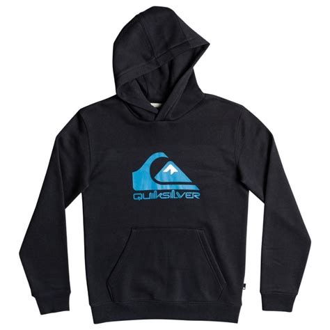 Quiksilver Big Logo Black Youth Hoodie