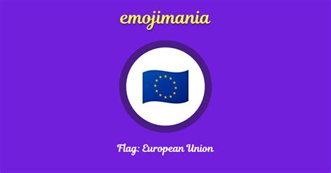 🇪🇺 Flag: European Union emoji Copy & Paste - Emojimania