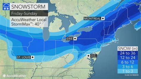 Winter storm warnings for New York issued for weekend