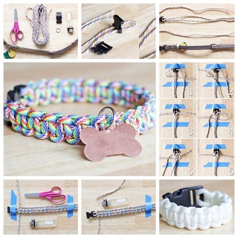 Wonderful DIY Rainbow Paracord Dog Collar