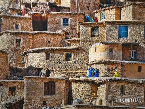 Palangan Village Iran - a Kurdish Settlement Stepping the Mountain