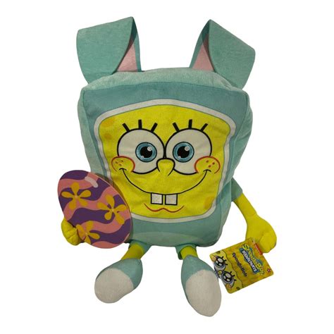 SPONGEBOB SQUAREPANTS EASTER PLUSH BUNNY Costume EASTER EGG Shelf ...