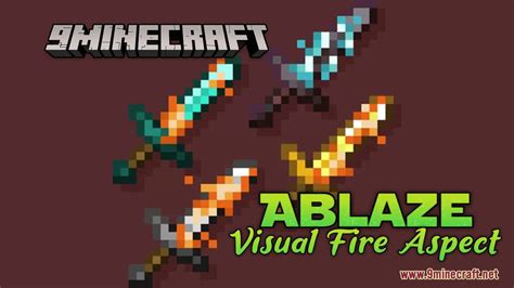 Ablaze - Visual Fire Aspect Resource Pack (1.20.6, 1.20.1) - Texture ...