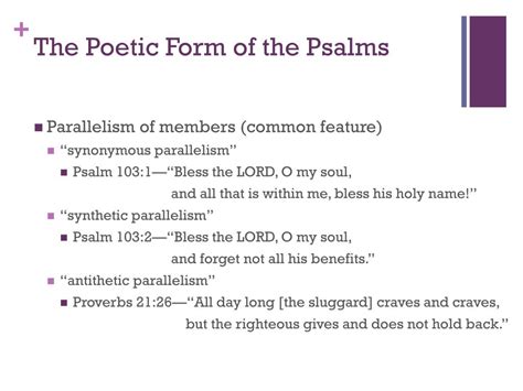 PPT - Psalms: Structure, Content & Message PowerPoint Presentation - ID ...