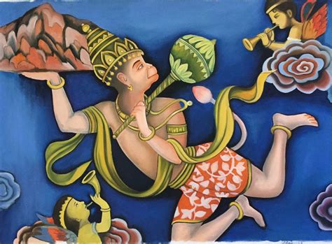 Pin on Hanuman Chalisa Paintings