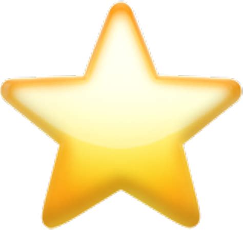 Freetoedit Star Emoji Звезда Емодзи - Icon Clipart - Large Size Png ...