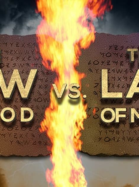 THE LAW OF GOD VS THE LAW OF MOSES