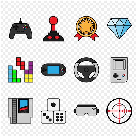 Gaming Video Game Vector PNG Images, Video Games Icon Pack, Video Icons ...