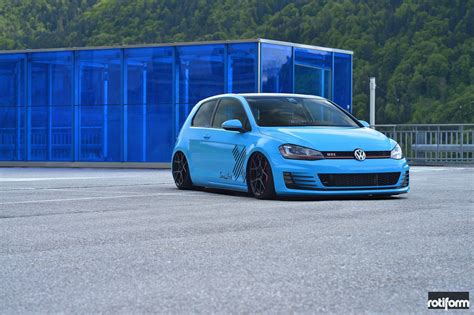 Swissbox VW GOLF GTi on Rotiform Custom Wheels Volkswagen Golf R ...