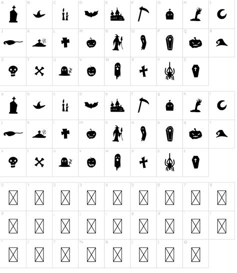 Halloween Clipart Font Download