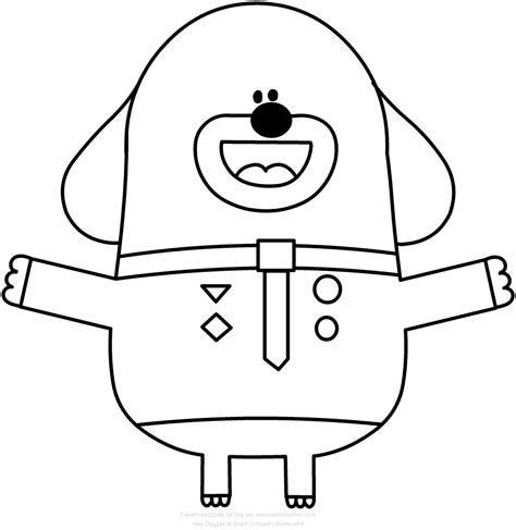 Hey Duggee coloring pages