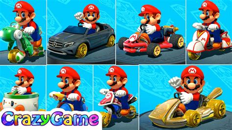 Mario Kart 8 Deluxe All Vehicles Gameplay (マリオカート8 デラックス) - YouTube