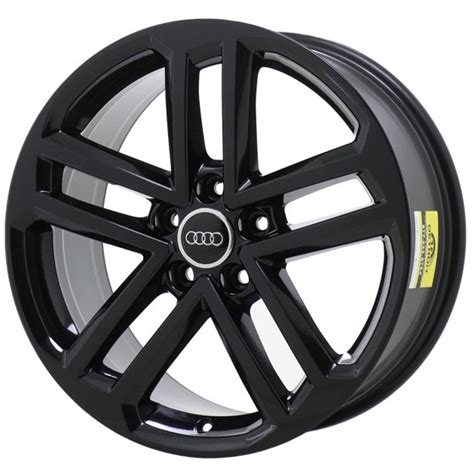 AUDI A3 2017 - 2020 GLOSS BLACK Factory OEM Wheel Rim (Not Replicas ...