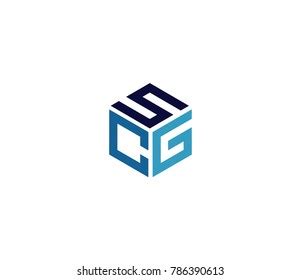 Letter Scg Logo Template Hexagon Logo Stock Vector (Royalty Free ...