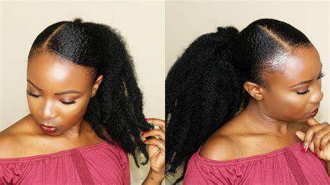 Ponytail Styles For Short Natural Hair / Pin On Youtube