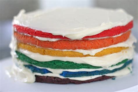 Easy Rainbow Cake Recipe From Scratch!