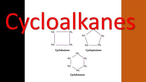 Cycloalkane Diagram