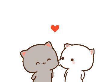 Mochi Cat Sticker - Mochi Cat Kiss - Discover & Share GIFs