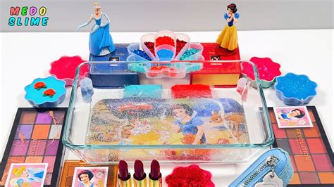 Disney Princess Slime! Snow White slime! Cinderella slime! Blue slime ...