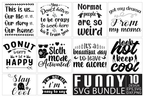 Funny SVG Bundle Design, T-shirt Design 9491424 Vector Art at Vecteezy