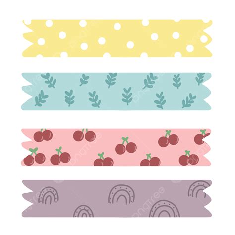 Cute Washi Tape White Transparent, Cute Pastel Washi Tape Set, Washi ...