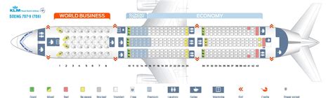 Seat Map and Seating Chart KLM Boeing 787 9 Dreamliner New World ...