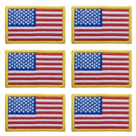 American Flag Patch US Army Military Flag Sew on Patches Embroidered ...