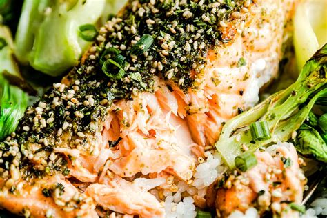 25-Minute Furikake Salmon (Baked & Air Fryer Directions) | PWWB