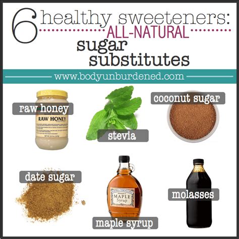 6 healthy sweeteners: All-natural sugar substitutes - Body Unburdened