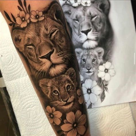 Love lion and lioness tattoo - westpastor