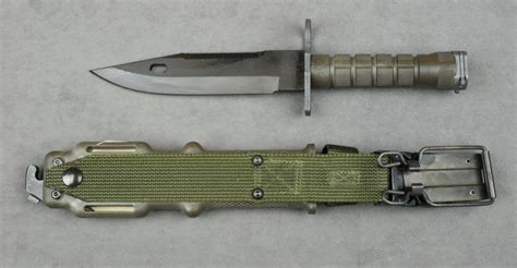 U.S. military M9 bayonet by Lan-Cay with composite sheath and woven ...