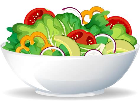 Salad Vector Art, Icons, and Graphics for Free Download