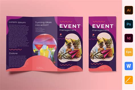 Event Management Brochure Trifold | Brochure Templates ~ Creative Market