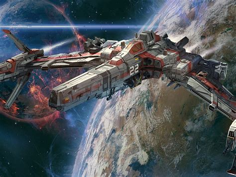 Spaceships Sci Fi, Art, Beautiful Jude Smith, Sci-Fi Ship HD wallpaper ...