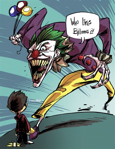 The Joker as Pennywise the clown by nandop on DeviantArt