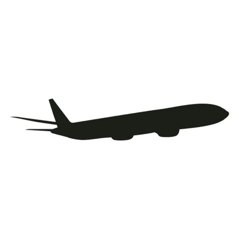 Airplane Ascending Silhouette Side View PNG & SVG Design For T-Shirts