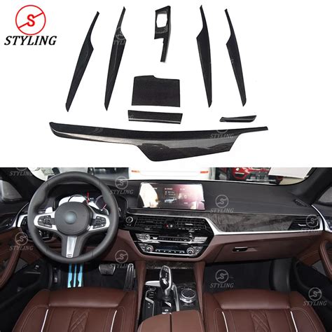 G38 Carbon Fiber Interior Trim Cover For BMW 5 Series G30 LHD Only ...