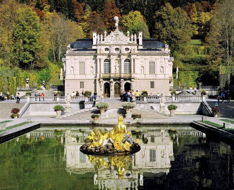 Germany, Bavaria, Linderhof Castle. Linderhof is one of three castles ...