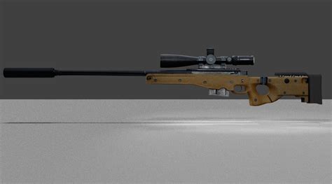 3d l115a3 long range rifle model