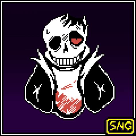 Pixilart - Horrortale Sans [Canon Design] by S-N-G