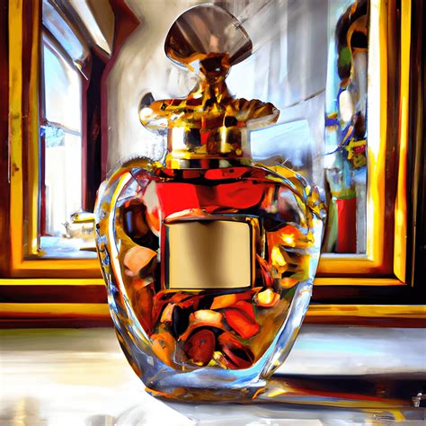 Beautiful Perfume Bottle Full of Magical Elixer · Creative Fabrica