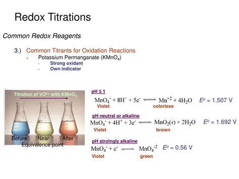 PPT - Redox Titrations PowerPoint Presentation, free download - ID:1154145