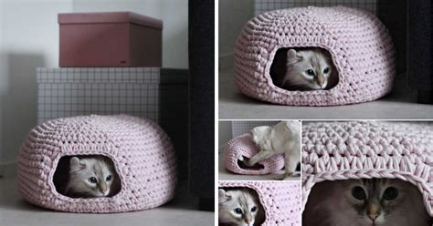 DIY Crochet Cat Cave: Create A Cozy Hideaway For Your Feline Friend