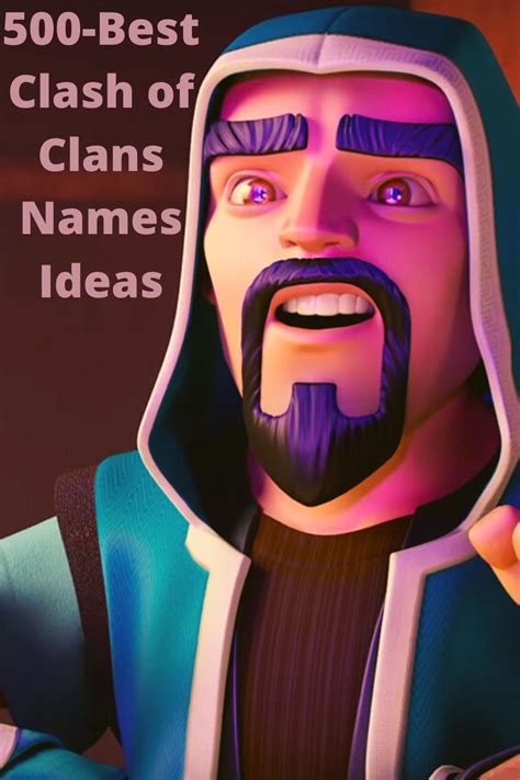 500-Best Clash of Clans Names Ideas | Clan name generator, Clash of ...